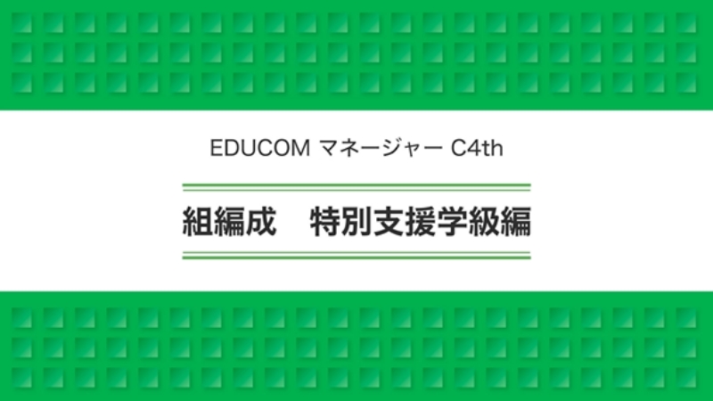 組編成 特別支援学級編